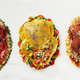 From left: The New York-Style Turkey Dog, The Chicago-style Turkey Dog, and the Chili Cheese Turkey Dog